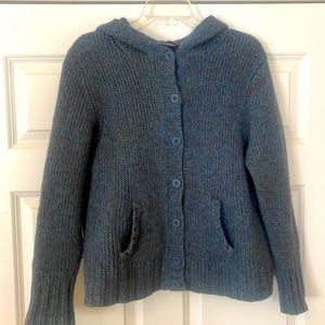 Eileen Fisher hoodie style cardigan
